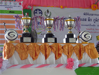 The Regional League trophy's waiting for new owners Regional League Cups