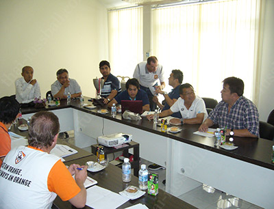 Meeting for the U17 league in May 2013