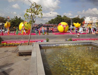Stadtzentrum in Korat Korat