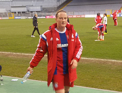 Melanie Behringer, war schon 2004 gegen Thailand dabei Melanie Behringer
