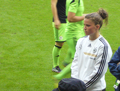 Torschützin zum 1:0 für Deutschland: Melanie Leupolz Melanie Leupolz