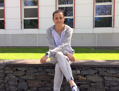 Nora Holstad vom Deutschen Meister FC Bayern Nora Holstad