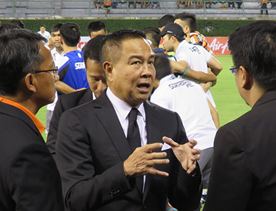 Thai FA boss Somyot Somyot Poompanmoung