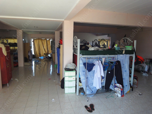 The dormitories as we found them dormitories